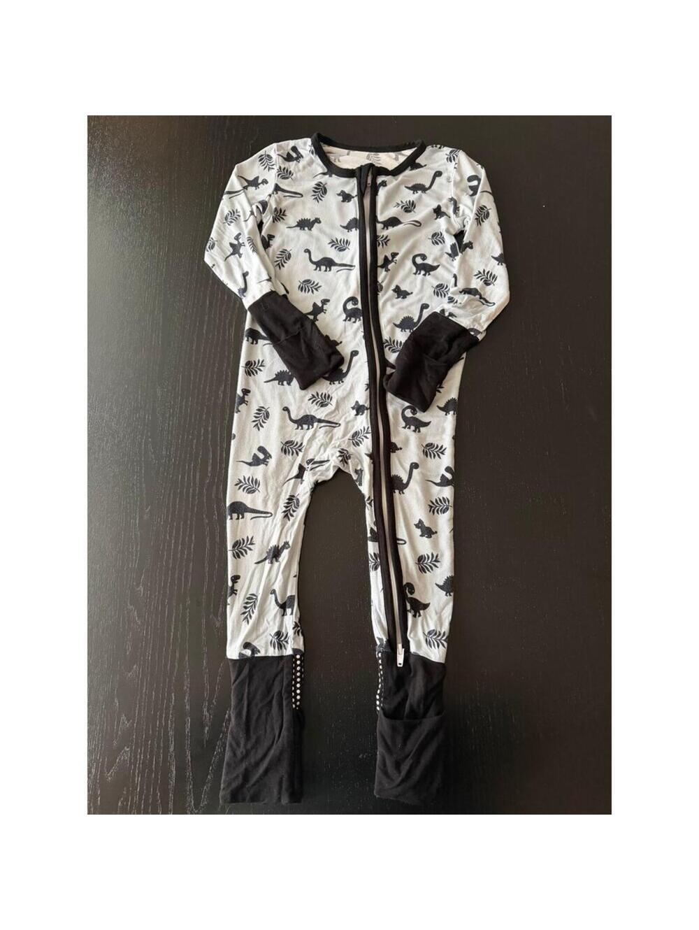 BuckleMe Baby Coats Infant Sleeper Pajamas with Dinosaur Print